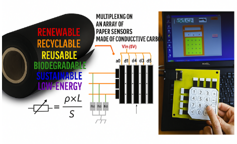 PapierLogik Force Sensor Arrays using Electrically Conductive Papers 